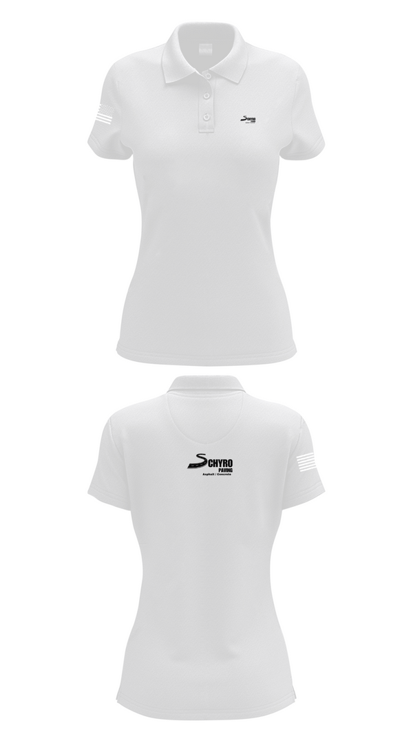 Womens Short Sleeve Performance Polo, Schyro paving, , Teamtime, Team time, sublimation, custom sports apparel, team uniforms, spirit wear, spiritwear, sports uniforms, custom shirts, team store, custom team store, fundraiser sports, apparel fundraiser