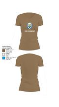 USS RUSHMORE 78932182 Women's Short Sleeve V-neck Shirt - 4