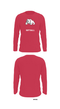 Holmes Community College Softball 62235398 Long Sleeve Performance Shirt - 36