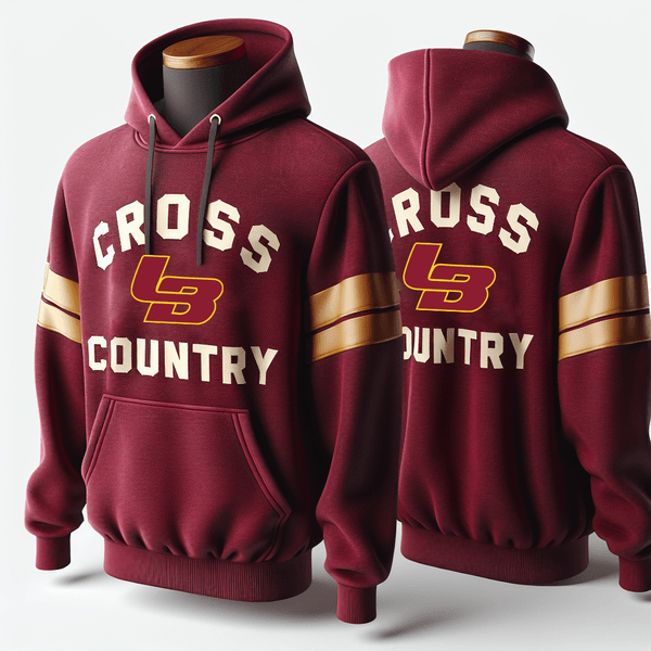 Hoodie, Los Banos High School Cross Country, Cross Country, Teamtime, Team time, sublimation, custom sports apparel, team uniforms, spirit wear, spiritwear, sports uniforms, custom shirts, team store, custom team store, fundraiser sports, apparel fundraiser