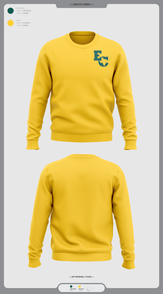 Crew Neck Sweatshirt, East Chambers High School Basketball, Women's Basketball, Teamtime, Team time, sublimation, custom sports apparel, team uniforms, spirit wear, spiritwear, sports uniforms, custom shirts, team store, custom team store, fundraiser sports, apparel fundraiser