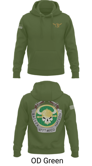Hoodie, 977 MP CO, Army, Teamtime, Team time, sublimation, custom sports apparel, team uniforms, spirit wear, spiritwear, sports uniforms, custom shirts, team store, custom team store, fundraiser sports, apparel fundraiser