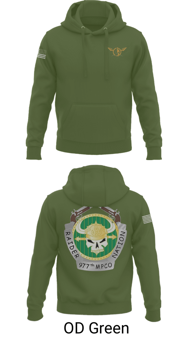 Hoodie, 977 MP CO, Army, Teamtime, Team time, sublimation, custom sports apparel, team uniforms, spirit wear, spiritwear, sports uniforms, custom shirts, team store, custom team store, fundraiser sports, apparel fundraiser