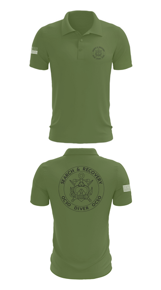 Short Sleeve Performance Polo, Underwater Search & Recovery Team, Police, Teamtime, Team time, sublimation, custom sports apparel, team uniforms, spirit wear, spiritwear, sports uniforms, custom shirts, team store, custom team store, fundraiser sports, apparel fundraiser