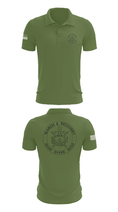 Underwater Search & Recovery Team 25630858 Short Sleeve Performance Polo - 45