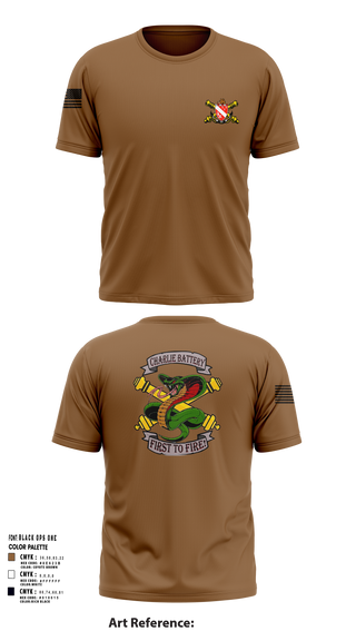 Short Sleeve Performance Shirt, 1-7FA Cobra Btry, , Teamtime, Team time, sublimation, custom sports apparel, team uniforms, spirit wear, spiritwear, sports uniforms, custom shirts, team store, custom team store, fundraiser sports, apparel fundraiser