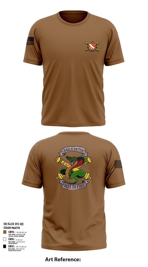 Short Sleeve Performance Shirt, 1-7FA Cobra Btry, , Teamtime, Team time, sublimation, custom sports apparel, team uniforms, spirit wear, spiritwear, sports uniforms, custom shirts, team store, custom team store, fundraiser sports, apparel fundraiser