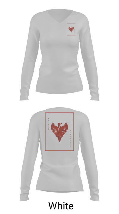 Bravo bushmasters 12747525 Women's Long Sleeve V-neck Shirt - 9