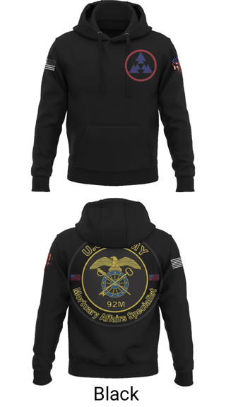 Hoodie, 54th Quartermaster Company, , Teamtime, Team time, sublimation, custom sports apparel, team uniforms, spirit wear, spiritwear, sports uniforms, custom shirts, team store, custom team store, fundraiser sports, apparel fundraiser