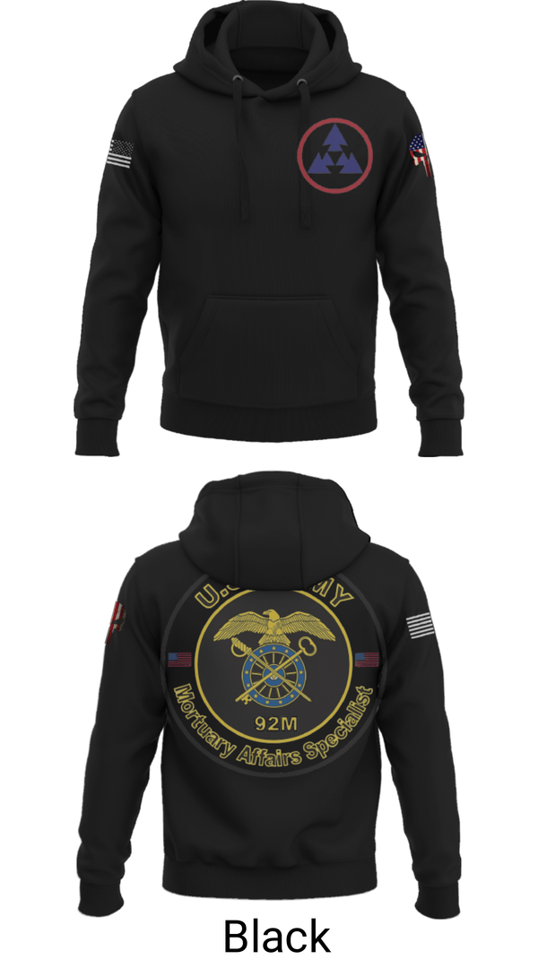 Hoodie, 54th Quartermaster Company, , Teamtime, Team time, sublimation, custom sports apparel, team uniforms, spirit wear, spiritwear, sports uniforms, custom shirts, team store, custom team store, fundraiser sports, apparel fundraiser