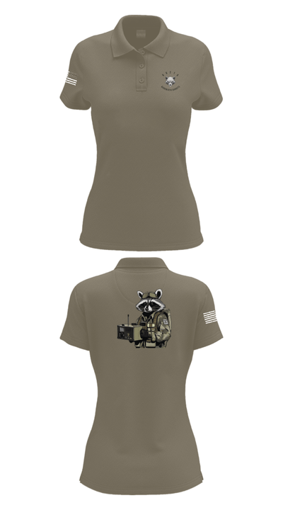 Node 66216 Bandwidth Bandits 75270738 Women's Short Sleeve Performance Polo  - 75