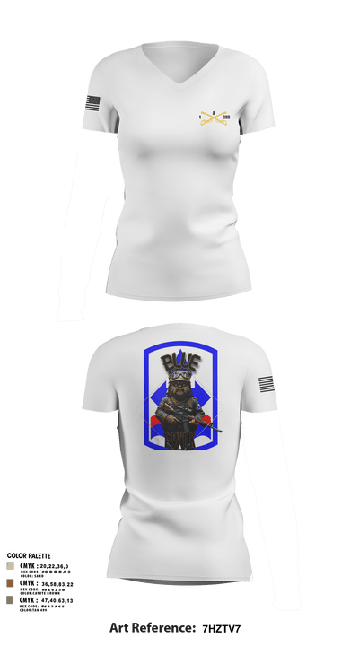 undefined Women's Short Sleeve V-neck Shirt - 2