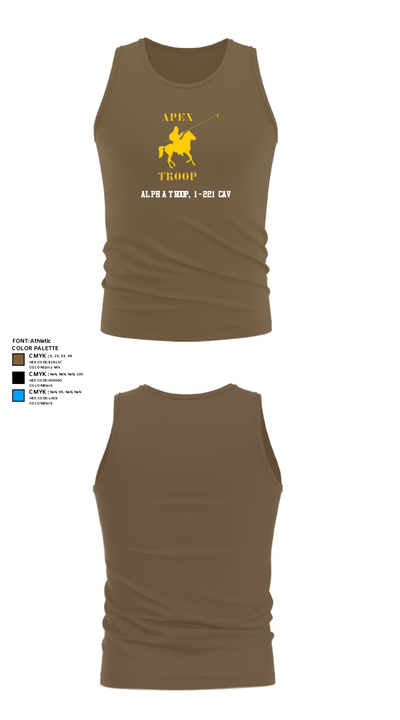 Alpha Troop, 1-221 CAV 34469039 Tank Top - 18