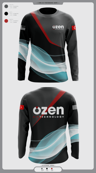 Long Sleeve Performance Shirt, Ozen Air Technology, , Teamtime, Team time, sublimation, custom sports apparel, team uniforms, spirit wear, spiritwear, sports uniforms, custom shirts, team store, custom team store, fundraiser sports, apparel fundraiser