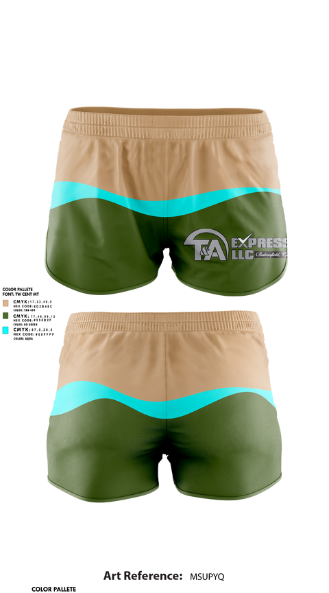 Womens Shorts, T&A Express LLC, , Teamtime, Team time, sublimation, custom sports apparel, team uniforms, spirit wear, spiritwear, sports uniforms, custom shirts, team store, custom team store, fundraiser sports, apparel fundraiser