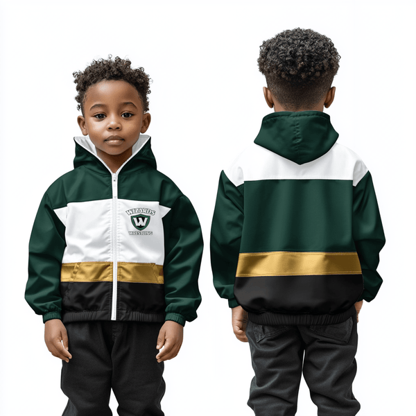 Windbreaker, Illinois Kids Wrestling Federation, Wrestling, Teamtime, Team time, sublimation, custom sports apparel, team uniforms, spirit wear, spiritwear, sports uniforms, custom shirts, team store, custom team store, fundraiser sports, apparel fundraiser