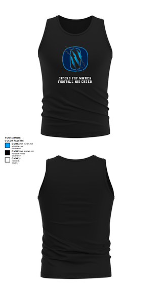Tank Top, Oxford Pop Warner Football And Cheer, Football, Teamtime, Team time, sublimation, custom sports apparel, team uniforms, spirit wear, spiritwear, sports uniforms, custom shirts, team store, custom team store, fundraiser sports, apparel fundraiser