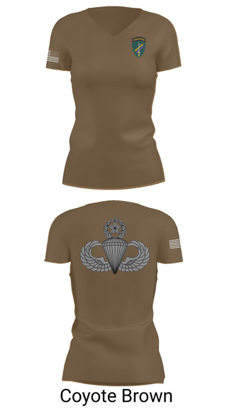 Womens Short Sleeve Vneck Shirt, Charlie “Chaos” Company, , Teamtime, Team time, sublimation, custom sports apparel, team uniforms, spirit wear, spiritwear, sports uniforms, custom shirts, team store, custom team store, fundraiser sports, apparel fundraiser