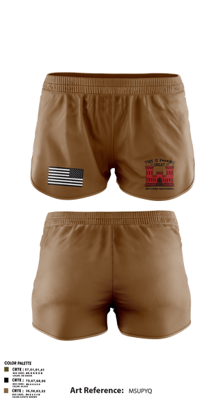 Ranger Panties, 305th En Co, Army, Teamtime, Team time, sublimation, custom sports apparel, team uniforms, spirit wear, spiritwear, sports uniforms, custom shirts, team store, custom team store, fundraiser sports, apparel fundraiser
