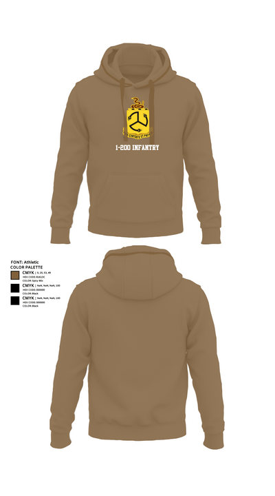 1-200 Infantry 56519387 Hoodie - 11