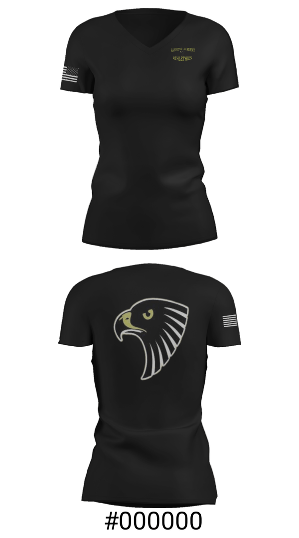 Women's Short Sleeve Vneck Shirt, Hammond Academy Of Science & Tech Baseball, Baseball, Teamtime, Team time, sublimation, custom sports apparel, team uniforms, spirit wear, spiritwear, sports uniforms, custom shirts, team store, custom team store, fundraiser sports, apparel fundraiser