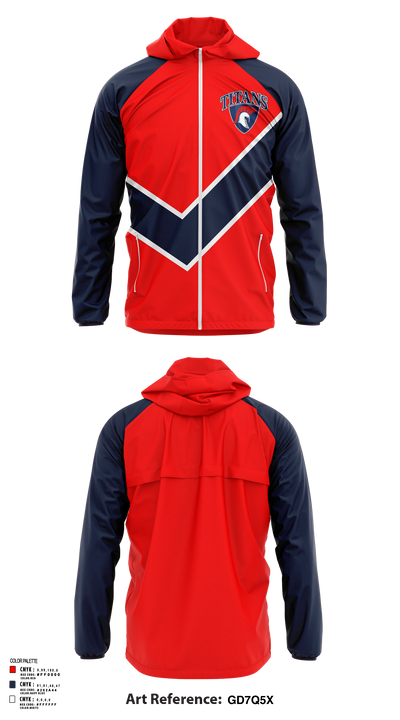 Bettye Myers Middle School 4865025 Windbreaker - 123