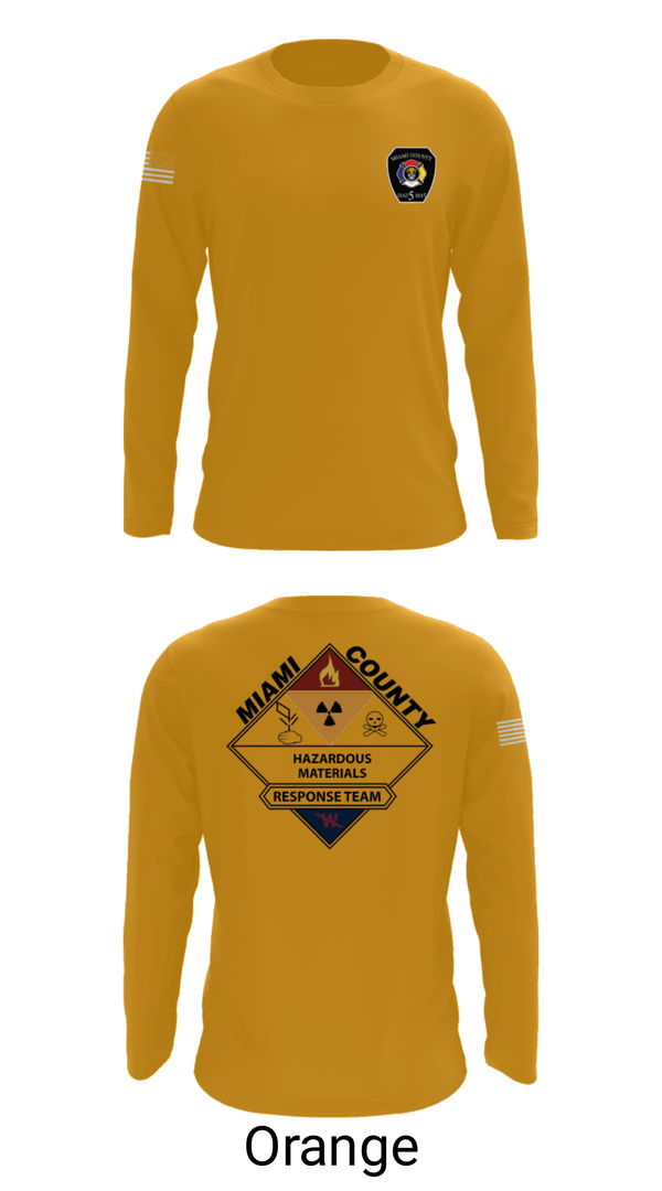 Long Sleeve Performance Shirt, Miami County Hazmat, , Teamtime, Team time, sublimation, custom sports apparel, team uniforms, spirit wear, spiritwear, sports uniforms, custom shirts, team store, custom team store, fundraiser sports, apparel fundraiser