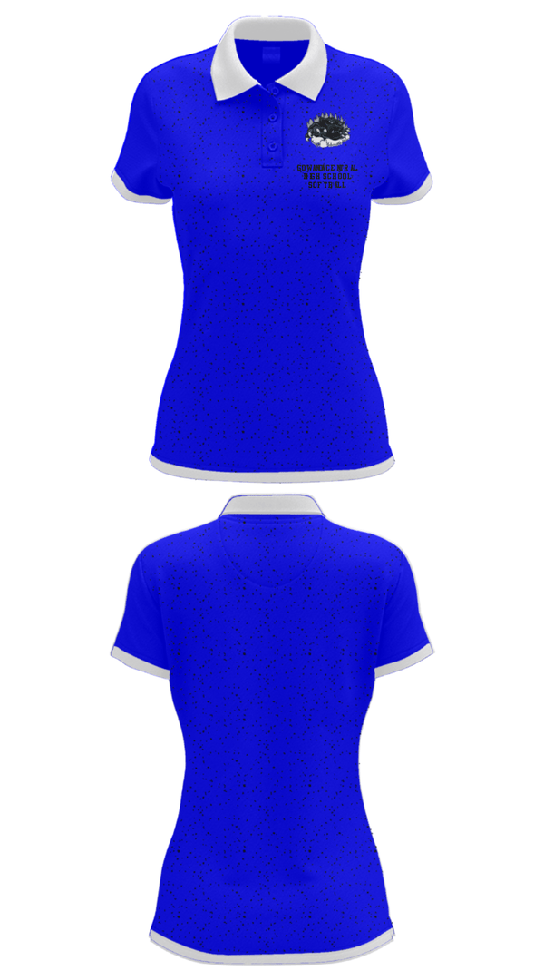 Women's Short Sleeve Performance Polo, Gowanda Central High School Softball, Softball, Teamtime, Team time, sublimation, custom sports apparel, team uniforms, spirit wear, spiritwear, sports uniforms, custom shirts, team store, custom team store, fundraiser sports, apparel fundraiser