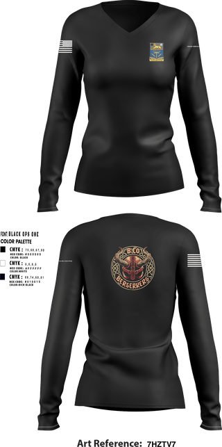 Womens Long Sleeve Vneck Shirt, Army, , Teamtime, Team time, sublimation, custom sports apparel, team uniforms, spirit wear, spiritwear, sports uniforms, custom shirts, team store, custom team store, fundraiser sports, apparel fundraiser