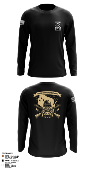 Long Sleeve Performance Shirt, 377th SMC, Army, Teamtime, Team time, sublimation, custom sports apparel, team uniforms, spirit wear, spiritwear, sports uniforms, custom shirts, team store, custom team store, fundraiser sports, apparel fundraiser