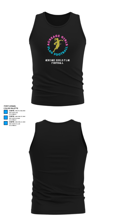 Acreage Girls Flag Football 93522581 Tank Top - 32