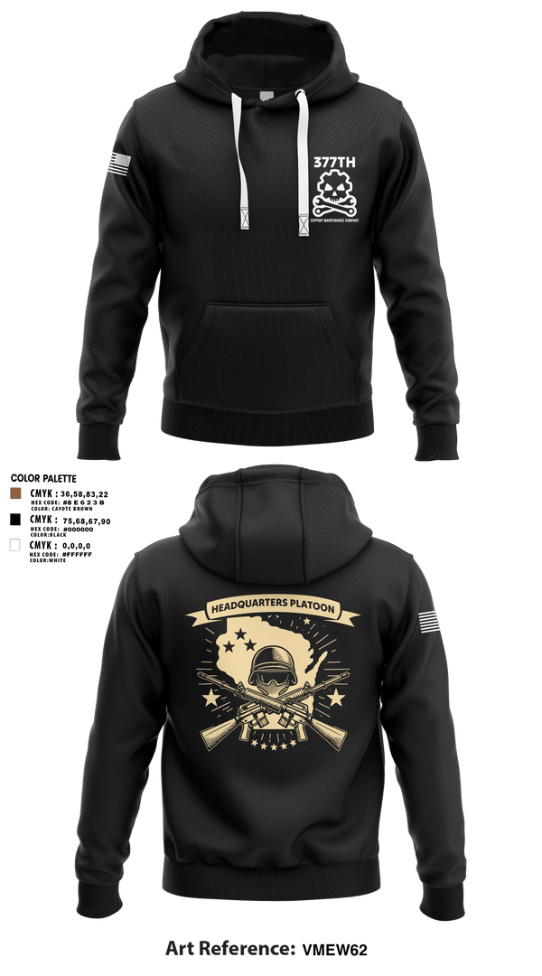 Hoodie, 377th SMC, Army, Teamtime, Team time, sublimation, custom sports apparel, team uniforms, spirit wear, spiritwear, sports uniforms, custom shirts, team store, custom team store, fundraiser sports, apparel fundraiser