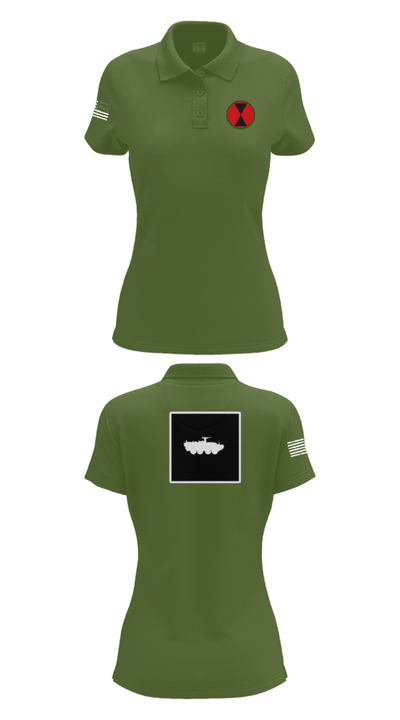 RECCE 67362725 Women's Short Sleeve Performance Polo  - 55