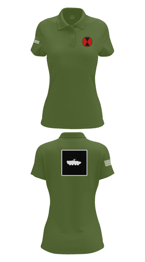 Womens Short Sleeve Performance Polo, RECCE, Army, Teamtime, Team time, sublimation, custom sports apparel, team uniforms, spirit wear, spiritwear, sports uniforms, custom shirts, team store, custom team store, fundraiser sports, apparel fundraiser