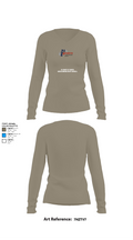 i9 Sports of North Mecklenburg/South Iredell 39583391 Women's Long Sleeve V-neck Shirt - 25