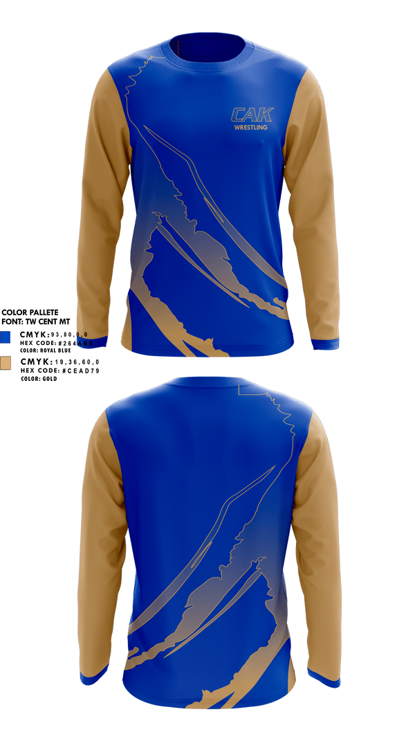 Long Sleeve Performance Shirt, Christian Academy of Knoxville Wrestling, Wrestling, Teamtime, Team time, sublimation, custom sports apparel, team uniforms, spirit wear, spiritwear, sports uniforms, custom shirts, team store, custom team store, fundraiser sports, apparel fundraiser