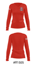 Det 1 876 BEB 21626165 Women's Long Sleeve V-neck Shirt - 20