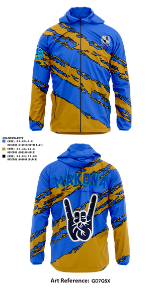 Windbreaker, MAKONA Fraternity, E-Sports, Teamtime, Team time, sublimation, custom sports apparel, team uniforms, spirit wear, spiritwear, sports uniforms, custom shirts, team store, custom team store, fundraiser sports, apparel fundraiser