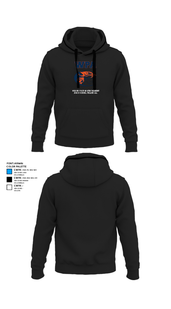 Hoodie, Wilson Preparatory Academy (High School) Volleyball, Women's Volleyball, Teamtime, Team time, sublimation, custom sports apparel, team uniforms, spirit wear, spiritwear, sports uniforms, custom shirts, team store, custom team store, fundraiser sports, apparel fundraiser