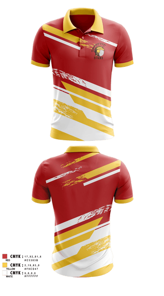 Short Sleeve Performance Polo, Titans, Golf, Teamtime, Team time, sublimation, custom sports apparel, team uniforms, spirit wear, spiritwear, sports uniforms, custom shirts, team store, custom team store, fundraiser sports, apparel fundraiser