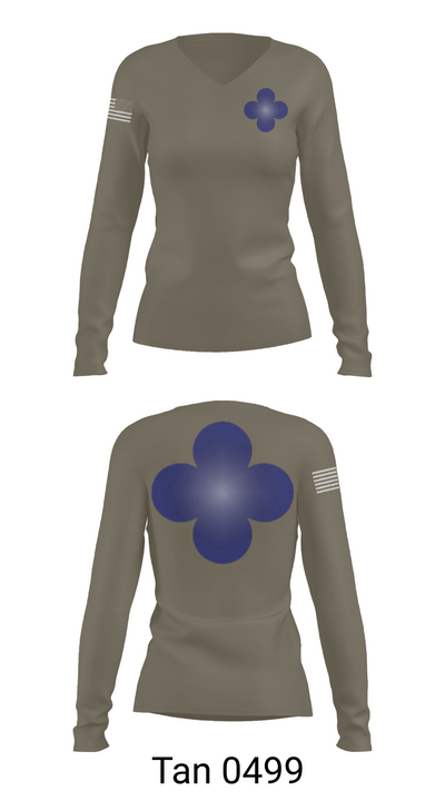 338th Army Band 31554965 Women's Long Sleeve V-neck Shirt - 77