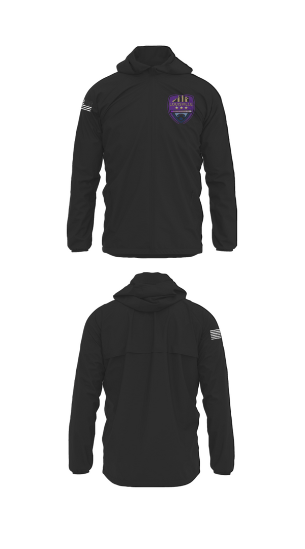 Windbreaker, Louisville Rising Star, Men's Soccer, Teamtime, Team time, sublimation, custom sports apparel, team uniforms, spirit wear, spiritwear, sports uniforms, custom shirts, team store, custom team store, fundraiser sports, apparel fundraiser