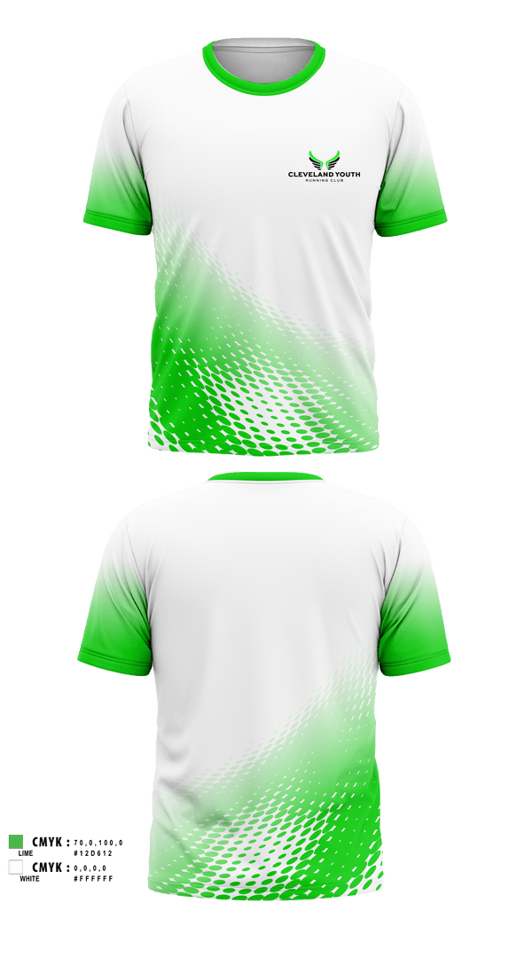 Short Sleeve Performance Shirt, Cleveland Youth Running Club, Cross Country, Teamtime, Team time, sublimation, custom sports apparel, team uniforms, spirit wear, spiritwear, sports uniforms, custom shirts, team store, custom team store, fundraiser sports, apparel fundraiser