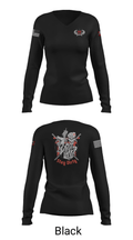 Dirty Deuce 1357112 Women's Long Sleeve V-neck Shirt - 37