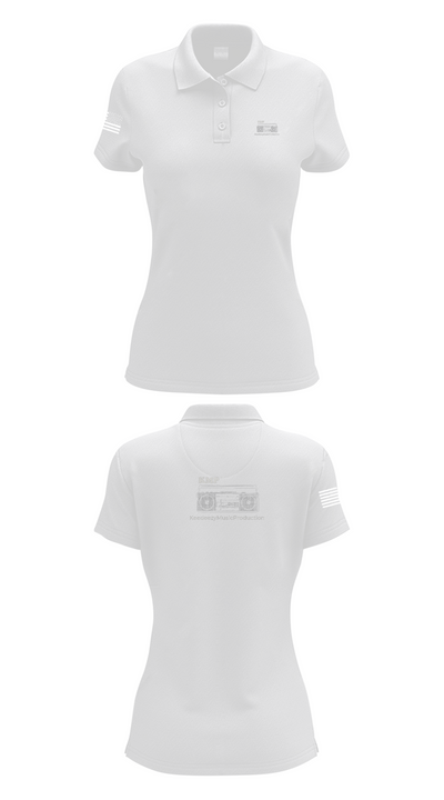 Keedeezy Music Production 27860945 Women's Short Sleeve Performance Polo  - 17