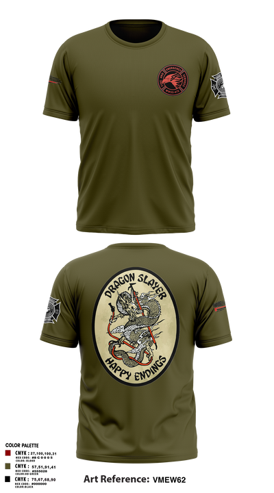 Marine Wing Support Squadron 473 1974878 Old School Cotton Feel Shirt - 2