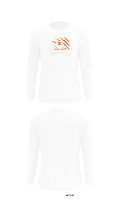 Smokey Road Middle School Basketball 30516748 Long Sleeve Performance Shirt - 8