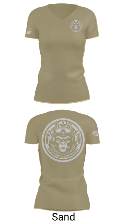 SMTC 35310311 Women's Short Sleeve V-neck Shirt - 80