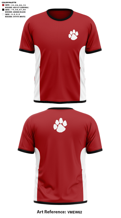 Asheville High School Cheer 47693237 Short Sleeve Performance Shirt - 41