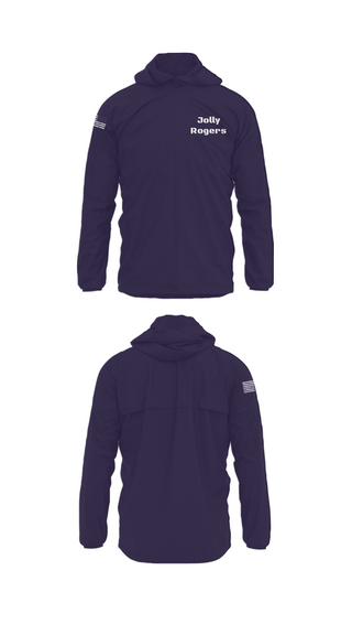 Windbreaker, Jolly Rogers, Navy, Teamtime, Team time, sublimation, custom sports apparel, team uniforms, spirit wear, spiritwear, sports uniforms, custom shirts, team store, custom team store, fundraiser sports, apparel fundraiser